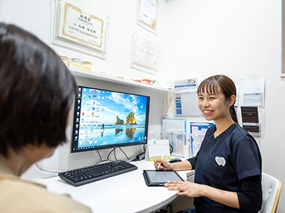 スタッフによる問診